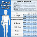 Marvel Avengers Towel with Hood for Kids Teenagers Absorbent Changing Robe Poncho - Get Trend