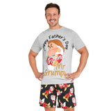 Disney Mens Short Pyjamas Set, Soft Breathable Lounge Wear - Gifts for Dads