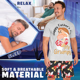 Disney Mens Short Pyjamas Set, Soft Breathable Lounge Wear - Gifts for Dads