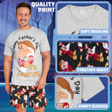 Disney Mens Short Pyjamas Set, Soft Breathable Lounge Wear - Gifts for Dads