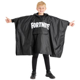 Fortnite Rain Poncho Boys Teenagers Waterproof Poncho with Hood and Fleece Lining Rainwear Packable Poncho