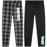 Fortnite Pyjama Bottoms Boys Teenagers Pack of 2 Lounge Pants, Loungewear Comfy Nightwear - Gifts for Gamers