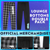 Fortnite Pyjama Bottoms Boys Teenagers Pack of 2 Lounge Pants, Loungewear Comfy Nightwear - Gifts for Gamers