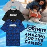 Fortnite Boys Teenagers Crew Neck T-Shirts Set, Soft Breathable Material Pack of 3 - Gamer Gifts