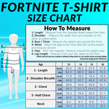 Fortnite Boys Teenagers Crew Neck T-Shirts Set, Soft Breathable Material Pack of 3 - Gamer Gifts