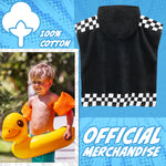 Get Trend Hot Wheels Bath Towel Poncho Towel Black Hot Wheels 4-9 years - Get Trend