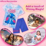 Disney Stitch Pyjamas for Girls & Teenagers Short Sleeve PJs Set Soft Breathable Nightwear - Get Trend