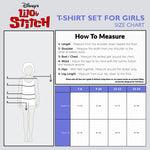 Disney Stitch T Shirt 2 Pack for Girls  Ages 3 to 12 Years - Get Trend