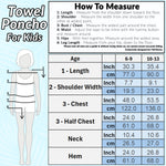 Disney Stitch for Kids & Teenagers Absorbent Changing Robe Poncho (10-13 Years) - Get Trend