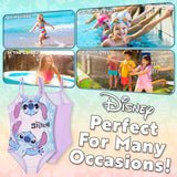 Disney Stitch Girls Swimming Costume, Stretchy Swimsuit for Beach Pool - Get Trend