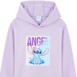 Disney Stitch Hoodie for Girls Teenagers, Reversible Sequin Design Cosy Hooded Sweatshirt - Stitch Gifts for Her