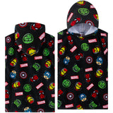 Marvel Hooded Towel for Kids, Absorbent Bath Towel with Hood - Holiday Essentials