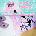 Get Trend Disney Minnie Mouse Bath Towel Poncho Towel Pink 2-6 years - Get Trend