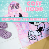 Get Trend Disney Minnie Mouse Bath Towel Poncho Towel Pink 2-6 years - Get Trend