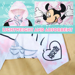 Get Trend Disney Minnie Mouse Bath Towel with Hood for Kids(3-7 Years) - Get Trend