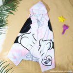 Get Trend Disney Minnie Mouse Bath Towel with Hood for Kids(3-7 Years) - Get Trend