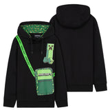 Minecraft Boys Hoodie - Creeper Hooded Sweatshirt - Get Trend