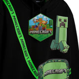 Minecraft Boys Hoodie - Creeper Hooded Sweatshirt - Get Trend