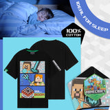 Minecraft Boys Short Pyjamas Set, Comfy Cotton Lounge Wear - Gifts for Gamers
