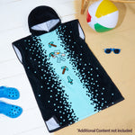 Minecraft Bath Towel with Hood for Kids and Teenagers Changing Robe Absorbent Poncho - Get Trend