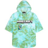 Minecraft Bath Towel with Hood for Kids and Teenagers Changing Robe