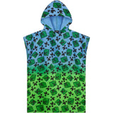 Minecraft Bath Towel with Hood for Kids and Teenagers Changing Robe
