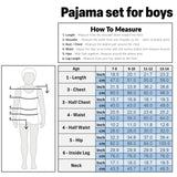 Get Trend Boys Pyjamas 1 Pack Short Sleeve PJs Set for Kids Teens Loungewear