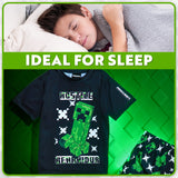 Get Trend Boys Pyjamas 1 Pack Short Sleeve PJs Set for Kids Teens Loungewear