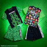 Get Trend Boys Pyjamas 2 Pack Short Sleeve PJs Set for Kids Teens Loungewear