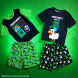 Get Trend Boys Pyjamas 2 Pack Short Sleeve PJs Set for Kids Teens Loungewear