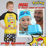 Pokemon Swimsuit Set Boys 2 Piece Anime Swimming Costume Boys Swimming Shorts - Get Trend