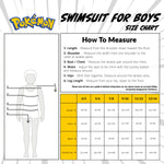 Pokemon Boys 2 Piece Swimwear Set, Swimming Top and Boys Swim Trunks - Get Trend