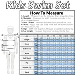 Pokemon Swimsuit Set Boys 2 Piece Anime Swimming Costume Boys Swimming Shorts - Get Trend