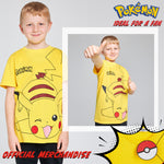 Pokemon Boys Crew Neck T-Shirts, Soft Breathable Material Pack of 2 - Boys Gifts - Get Trend