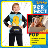 Pokemon Hoodie for Boys Teens, Hooded Sweatshir
