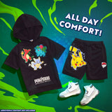 Pokemon Hoodie Shorts Tracksuit Set Boys 2 Pcs