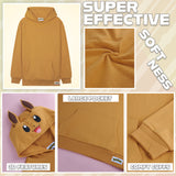 Pokemon Hoodie for Boys Teens, Hooded Sweatshirt, Eevee Pullover Casual