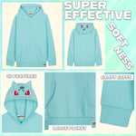 Pokemon Hoodie Boys Teens Hooded Sweatshirt Soft Pikachu Pullover Casual Long Sleeve Jumper Kangaroo Pocket Anime Gifts - Get Trend