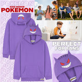 Pokemon Hoodie for Boys Teens, Hooded Sweatshirt, Gengar Pullover Casual