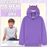 Pokemon Hoodie for Boys Teens, Hooded Sweatshirt, Gengar Pullover Casual