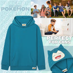 Pokemon Hoodie Boys Teens Hooded Sweatshirt Soft Pikachu Pullover Casual Long Sleeve Jumper Kangaroo Pocket Anime Gifts - Get Trend