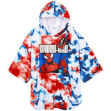 Marvel Spiderman Bath Towel with Hood for Kids Teenagers Absorbent Changing Robe - Get Trend