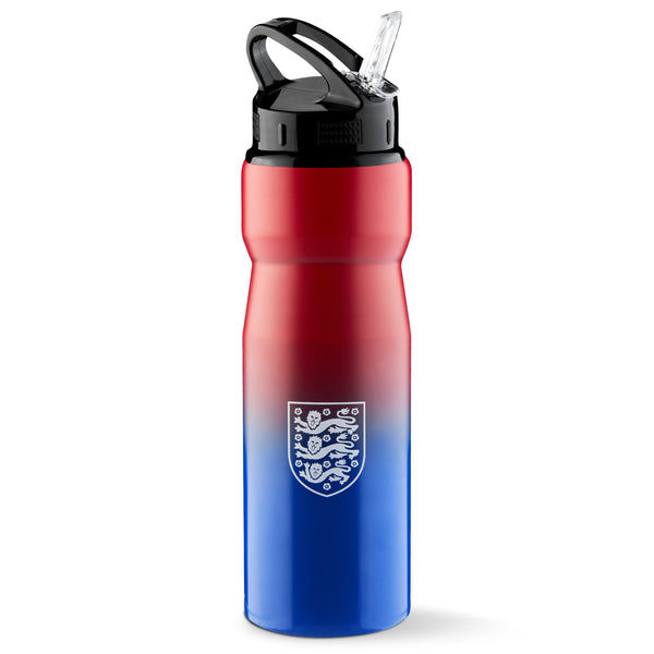 England FA Water Bottle with Straw - Metal Water Bottle for Football Fans - Get Trend