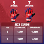 England FA Goalkeeper Gloves for Kids and Teenagers - Size 7 - Get Trend