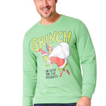 The Grinch Christmas Jumper for Men Teenagers Warm Cosy Sweatshirt - Get Trend