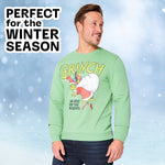 The Grinch Christmas Jumper for Men Teenagers Warm Cosy Sweatshirt - Get Trend