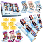 Disney Christmas Crackers Set of 6 with Socks Inside - Frozen - Get Trend