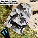 Fortnite Oversized Hoodie Blankets for Boys Fleece Extra Long Warm Wearable Hooded Poncho for Kids and Teens 14+, Gamers Gifts