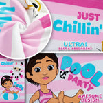 Gabby's Dollhouse Towel for Kids Toddlers Soft Absorbent Bath Shower Swimming Beach Towel 100% Cotton Quick Dry Holiday Essentials 140x70cm - Get Trend
