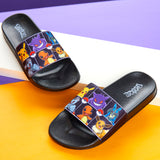 Pokemon Boys Sliders, Beach or Pool Shoes for Kids - Black/Multi - Get Trend